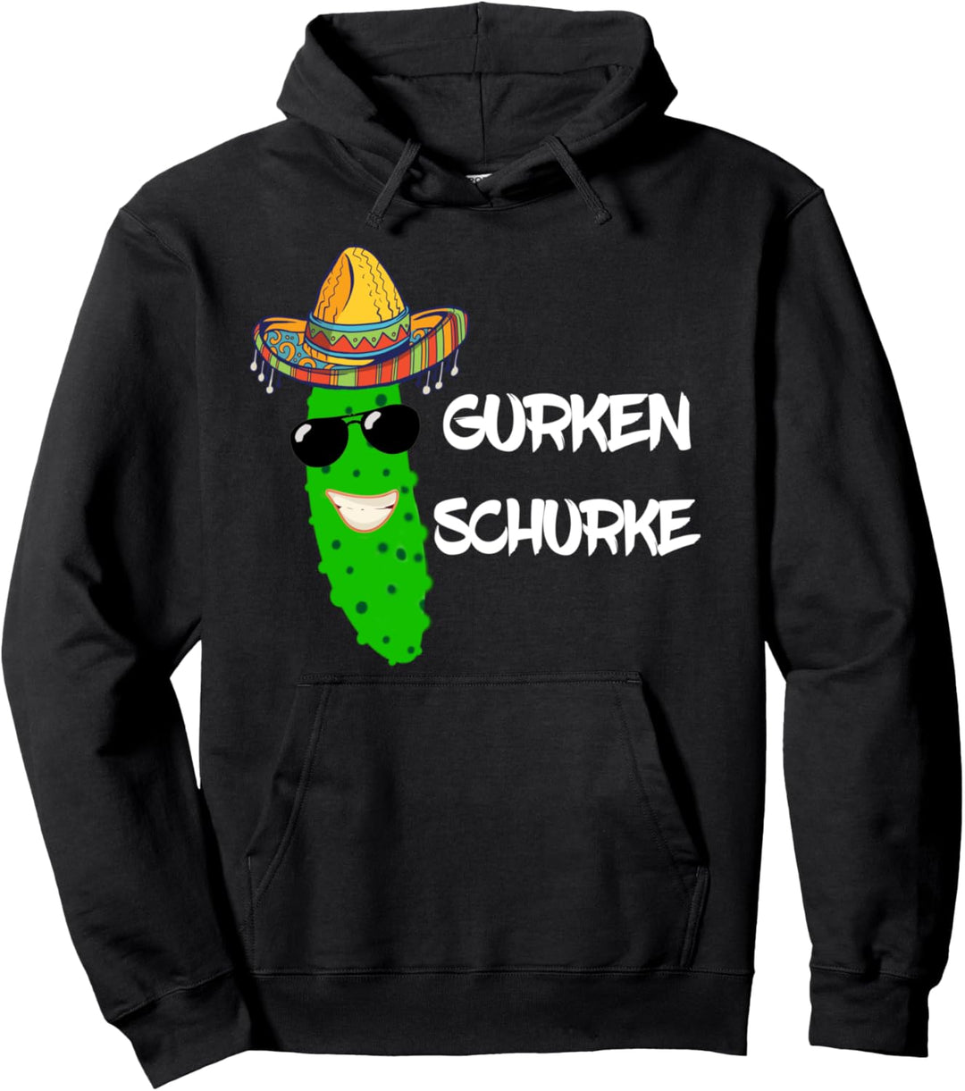 Gurke Rogue Lustiges Gurke Kukumer Gemüse Sombrero Kostüm Pullover Hoodie