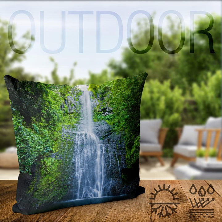 VOID Wasserfall Dschungel Kissenbezug Kissenhülle Sofakissen Kissen Deko Outdoor-Kissen Dekokissen,
