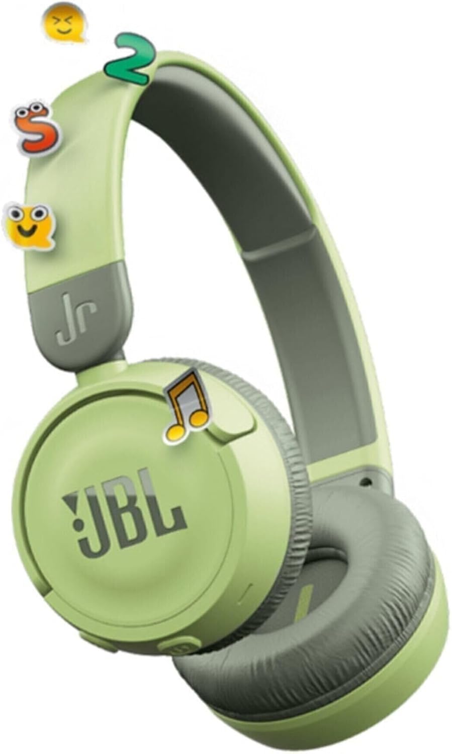 JBL Jr310 BT On-Ear Kinder-Kopfhörer - Grün – Kabellose Bluetooth-Ohrhörer mit Headset und Fernbedie
