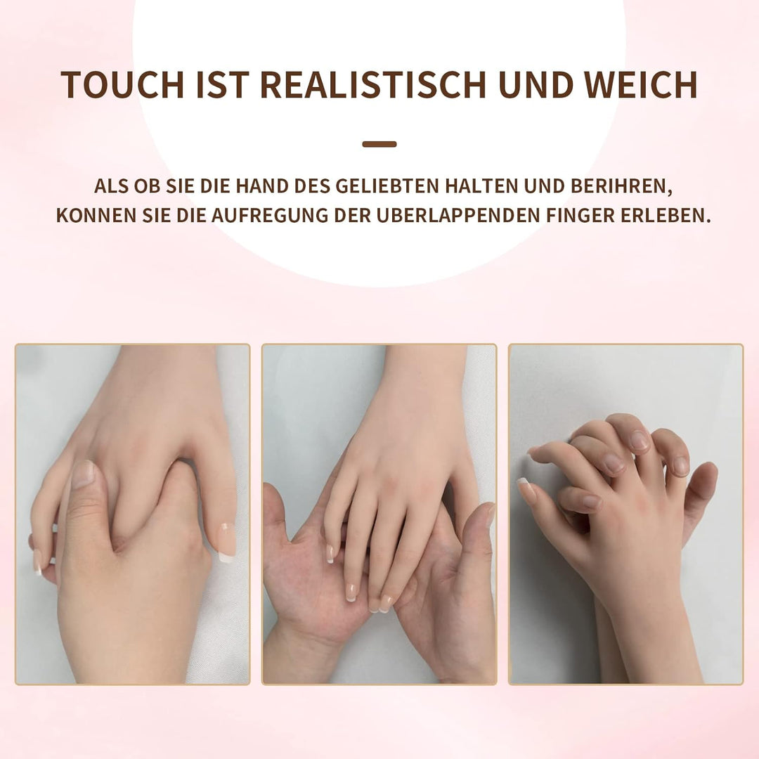 CYOMI Silikon Hand Mannequin Weiblich Schaufensterpuppe Mannequin Hand Life Size Hand Model für Male