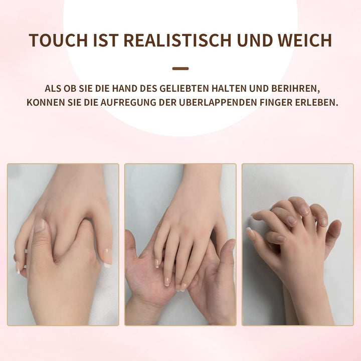 CYOMI Silikon Hand Mannequin Weiblich Schaufensterpuppe Mannequin Hand Life Size Hand Model für Male