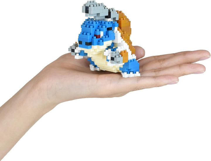 nanoblock Klemmbaustein Set Pokémon MEGA-Blastoise 250 Teile, Geschicklichkeitslevel 2, NBPM-093