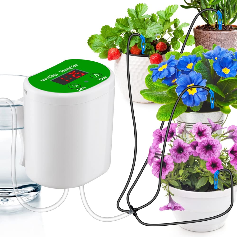 Automatisches Bewässerungssystem, zeitgesteuertes Bewässerungsgerät, Gartenterrassen-Tropfbewässerun