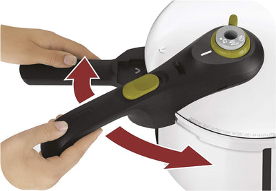 Tefal P2530737 Secure 5 Neo Schnellkochtopf (Fassungsvermögen: 6 Liter, 2-Stufen-Garregler, hochwert