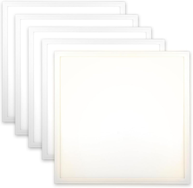 Xtend 5x LED Panel 62x62 40W Neutralweiss | 4000K flickerfrei nicht dimmbar ultraslim | LED Rasterle