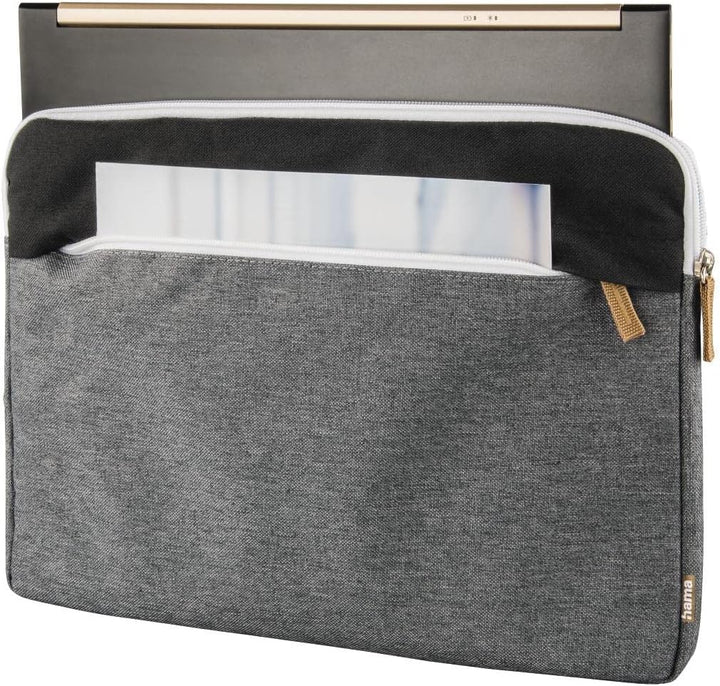 Hama Unisex Florenz Notebook Tasche (1er Pack) 13,3'' / 34 cm Schwarz Grau, 13,3'' / 34 cm Schwarz G