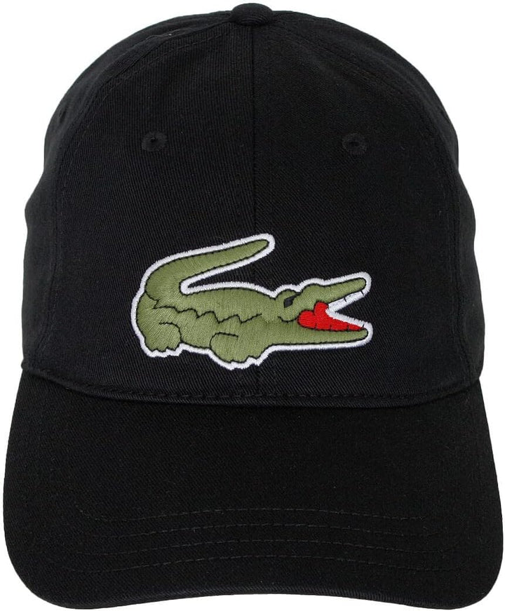 Lacoste Herren Cap RK9871, Männer Schirmmütze,Visor Cap,Oben offen,Tennis,Golf,Regular Fit, BLACK (0