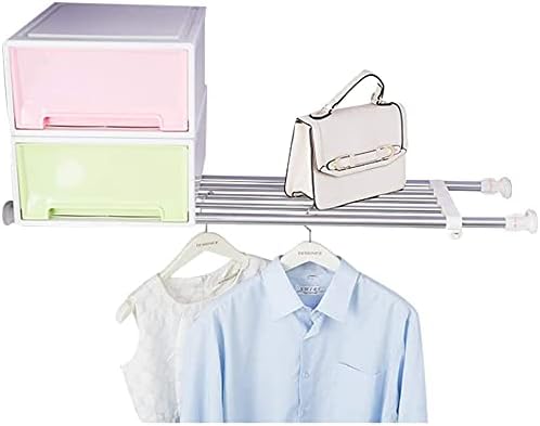 Hershii Erweiterbarer Kleiderschränke Kleideraufbewahrung System Organisation Teleskop Kleiderstange
