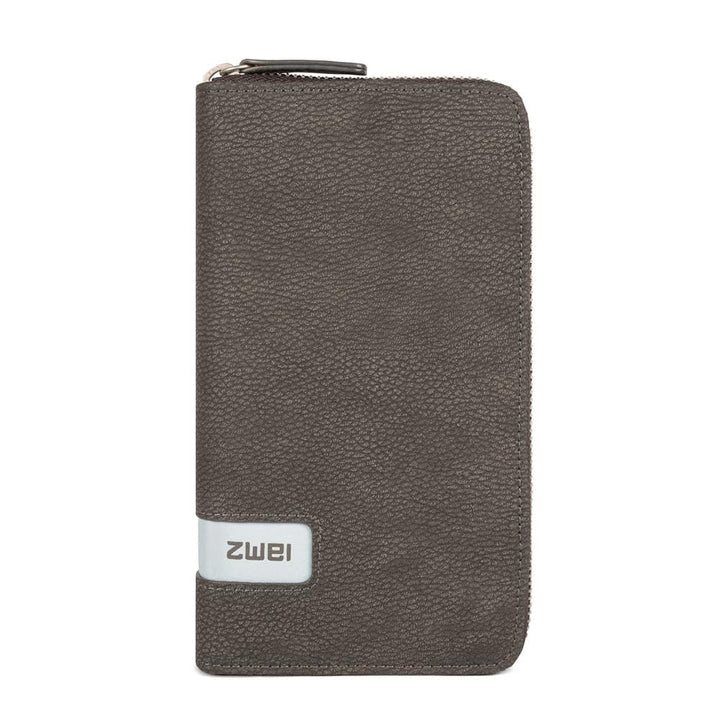Zwei M.WALLET MW2 nubuk-stone, Nubuk-stone