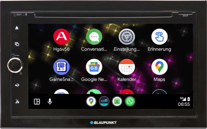 Blaupunkt Copenhagen 700 DAB mit PKW-Navigation, 2-DIN Car-Multimedia, 6,75 Zoll Touchscreen, CarPla