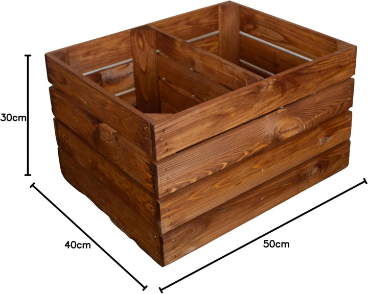 Kistenkolli Altes Land Holzkiste Ocker Schuhablage Schuhständer DIY Upcycling Regalbau Schuhaufbewah