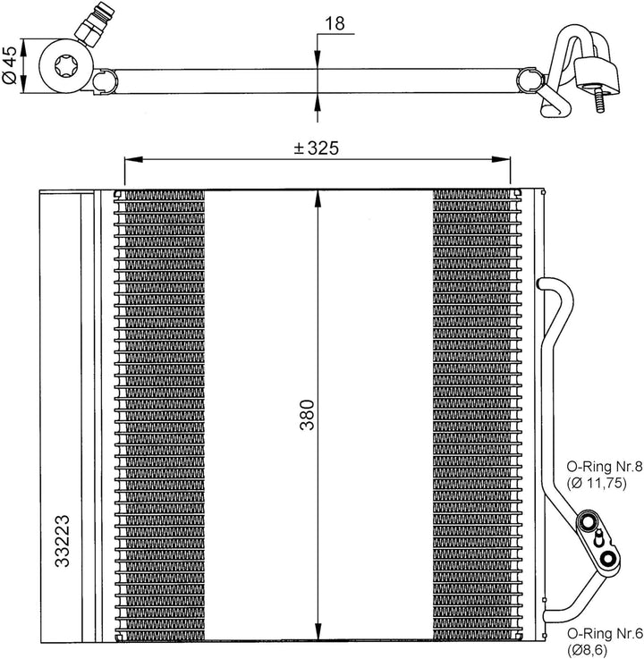 NRF 35720 Kondensator, Klimaanlage