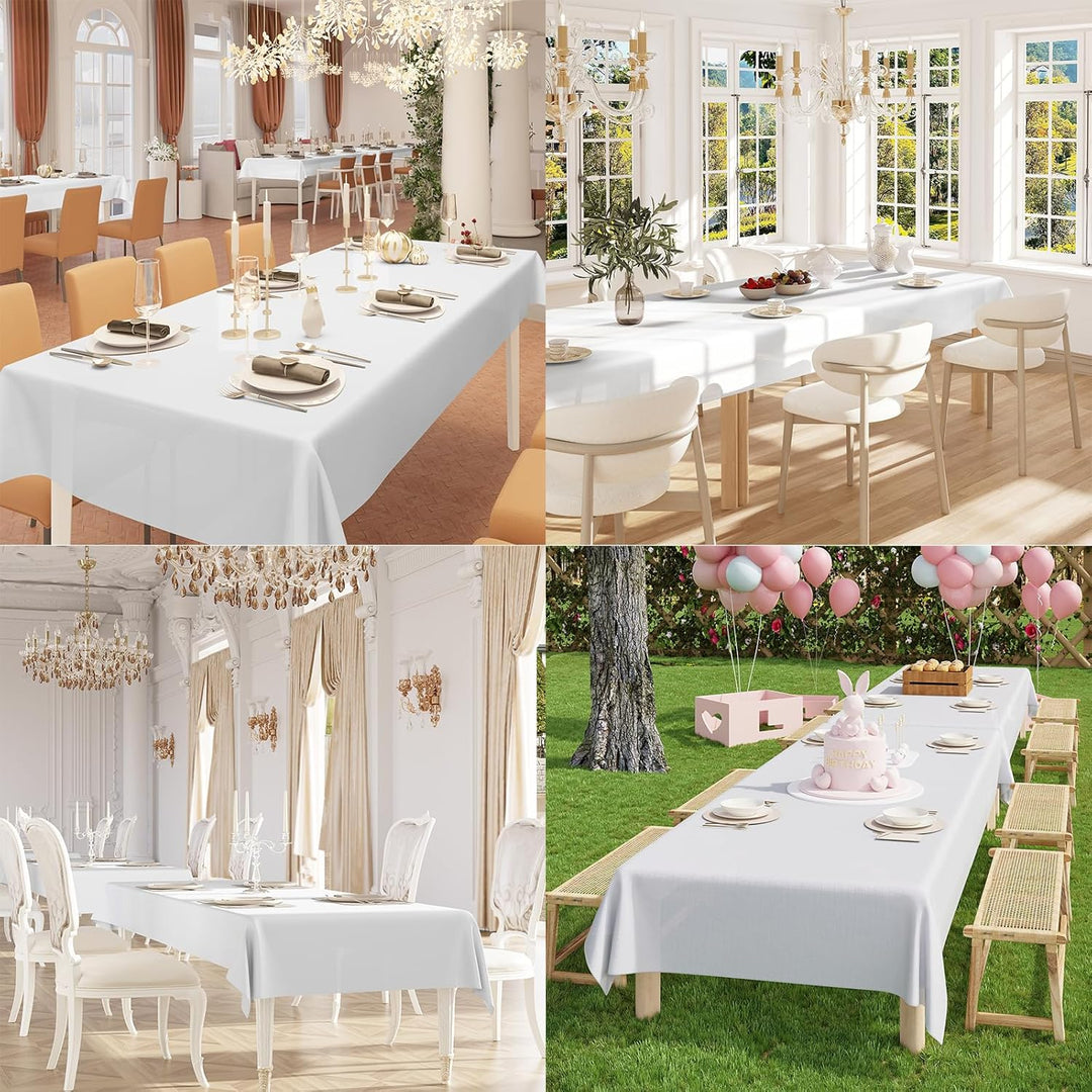WOLTU Tischdeckenrolle, Einweg Vlies Tischdecke, Tischschutz wasserdicht Tischtuch Zuschneidbar, Tis