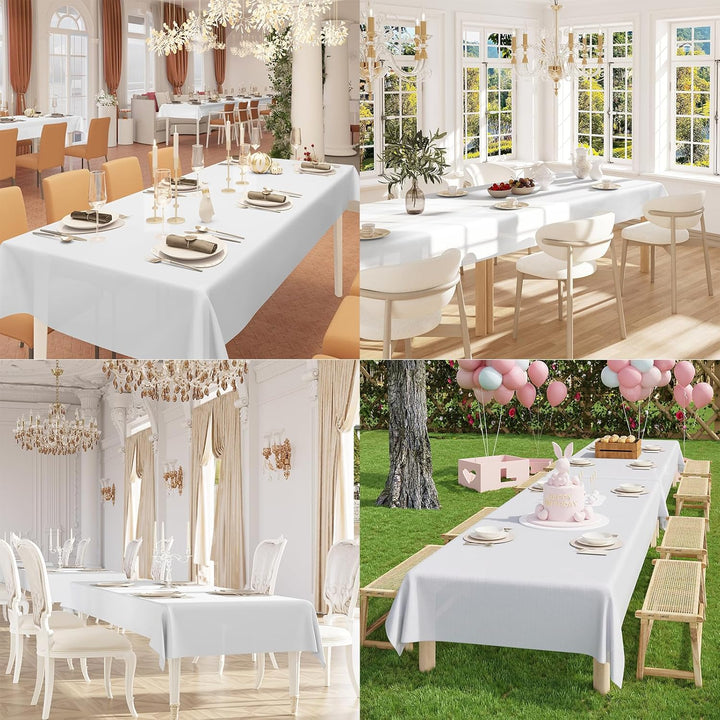WOLTU Tischdeckenrolle, Einweg Vlies Tischdecke, Tischschutz wasserdicht Tischtuch Zuschneidbar, Tis