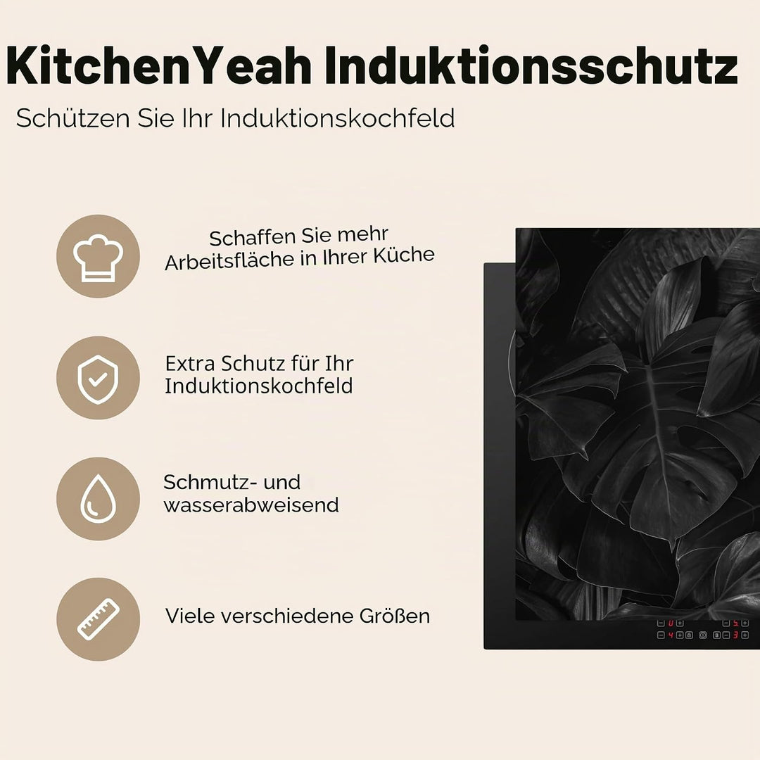 Herdabdeckplatte Einteilig Ceranfeld Abdeckplatte für Induktionsschutz Ceranfeldabdeckung Vinyl Herd
