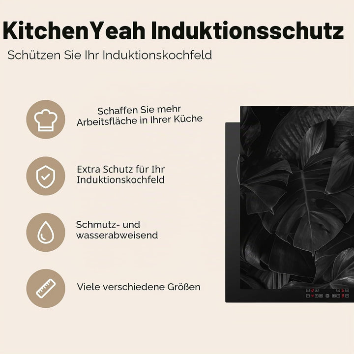 Herdabdeckplatte Einteilig Ceranfeld Abdeckplatte für Induktionsschutz Ceranfeldabdeckung Vinyl Herd