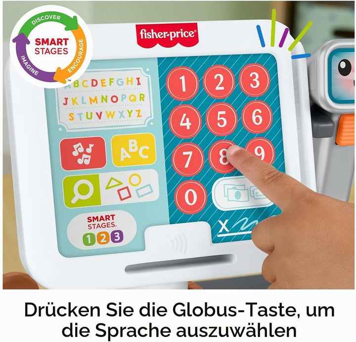 Fisher-Price - Kassenrekorder, Lernset mit über 150 Liedern, Sounds und Sätzen, 20 Zubehörteile, ita