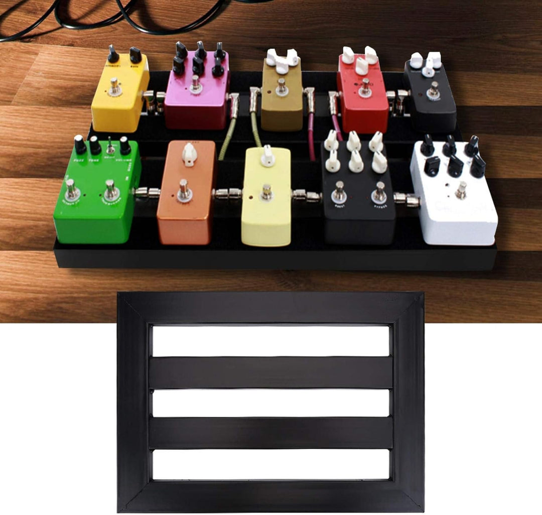 Professionelle Instrumente Zubehör Effekte Pedalboard mit Klebeband für Gitarristen für Gitarren(Med