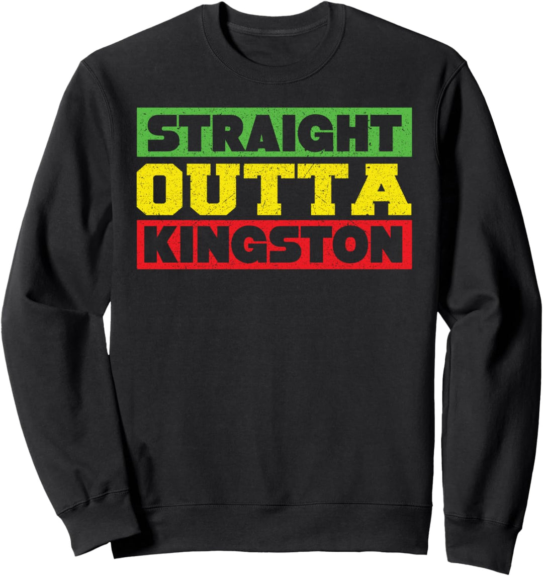 Direkt aus Kingston Jamaica Reggae Sweatshirt