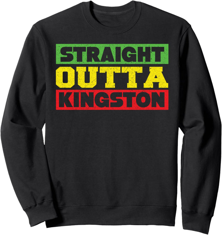 Direkt aus Kingston Jamaica Reggae Sweatshirt