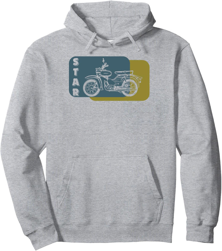 Oldtimer Moped Vintage Simson-Star Pullover Hoodie