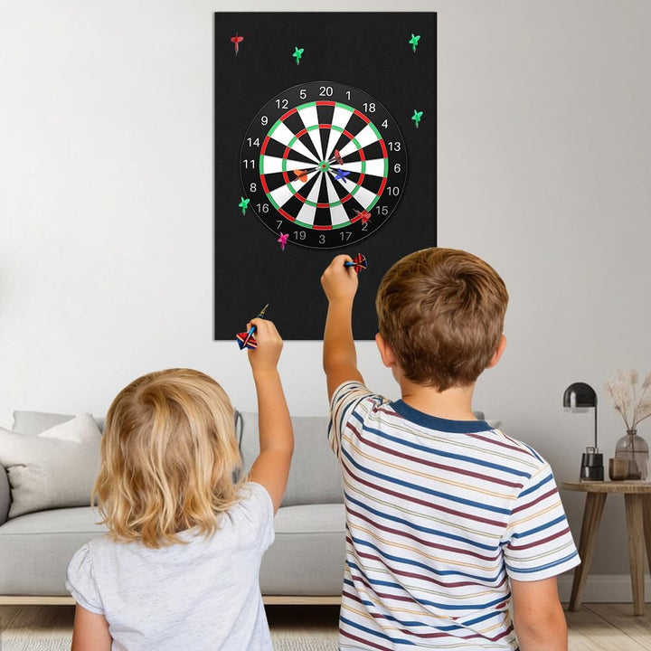 Dartboard-Wandschutz, Filz-Dartboard-Wandschutz, Wandumrandung für Dartboard-Rückseite, Selbstkleben