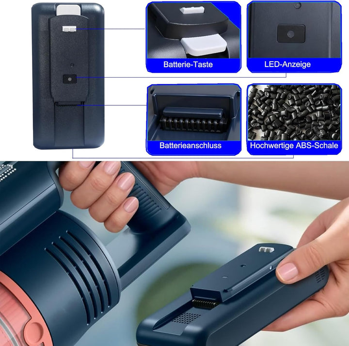 3000mAh Ersatzakku für Philips 5000er Serie, akku für XC5041, XC5043, XC5141, XC5142, XC5242, XC5243