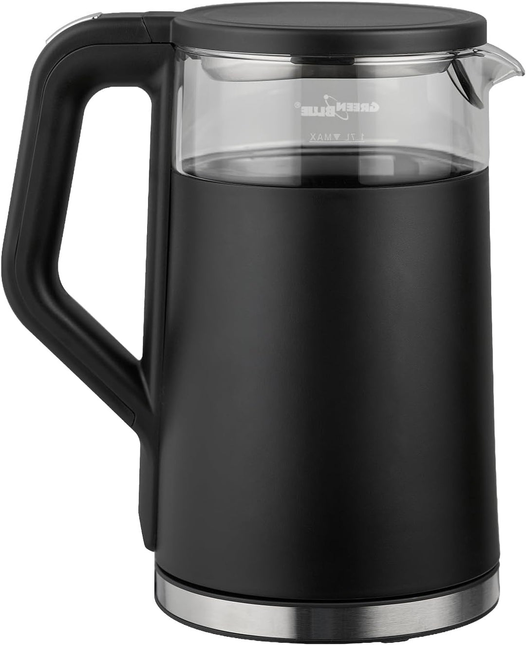 GreenBlue GB670 B Kabelloser Wasserkocher 1,7 l 2200 W | Temperaturregelung 40–100 °C in 5-°C-Schrit