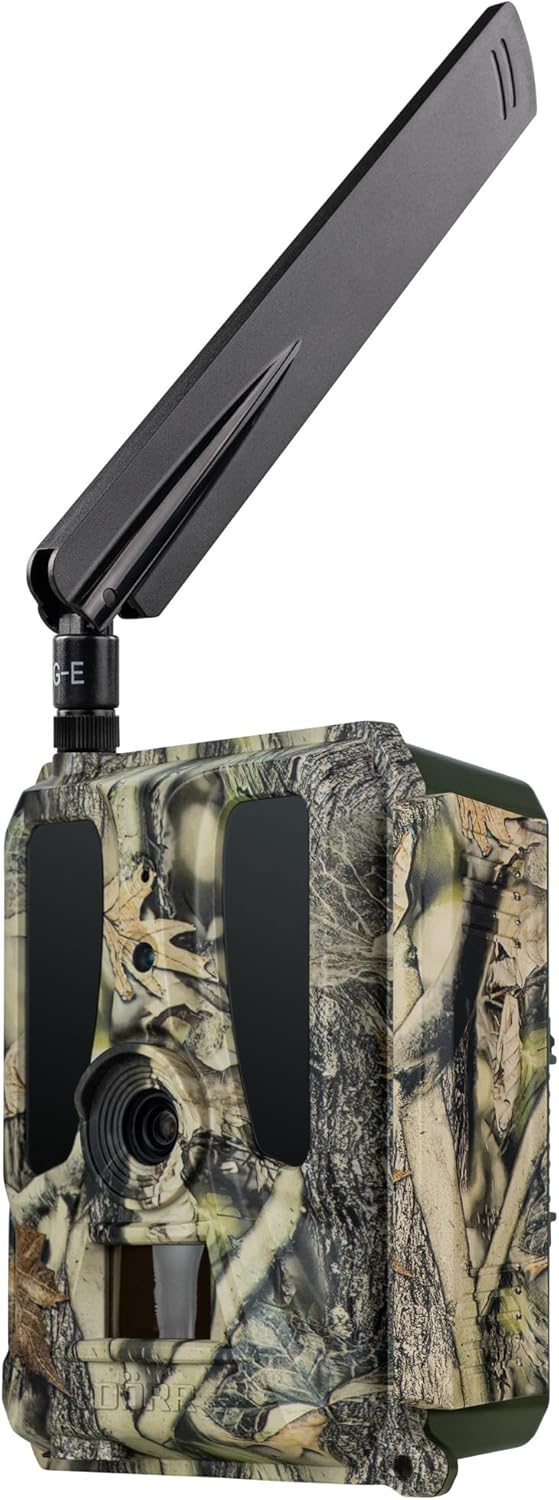DÖRR Cloud Pro 4G Wildkamera, Überwachungskamera, 60°, Wiederaufladbar 18650, iOS & Android & Web Ap