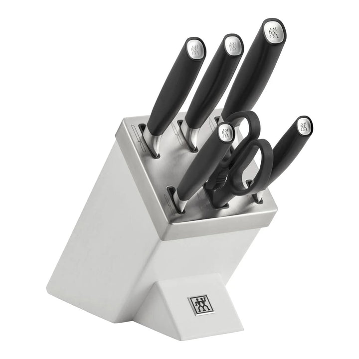 Zwilling All * Star Messerblockset mit KiS Technologie 7-tlg, Kochmesser Küchenmesser Weiss, (102277