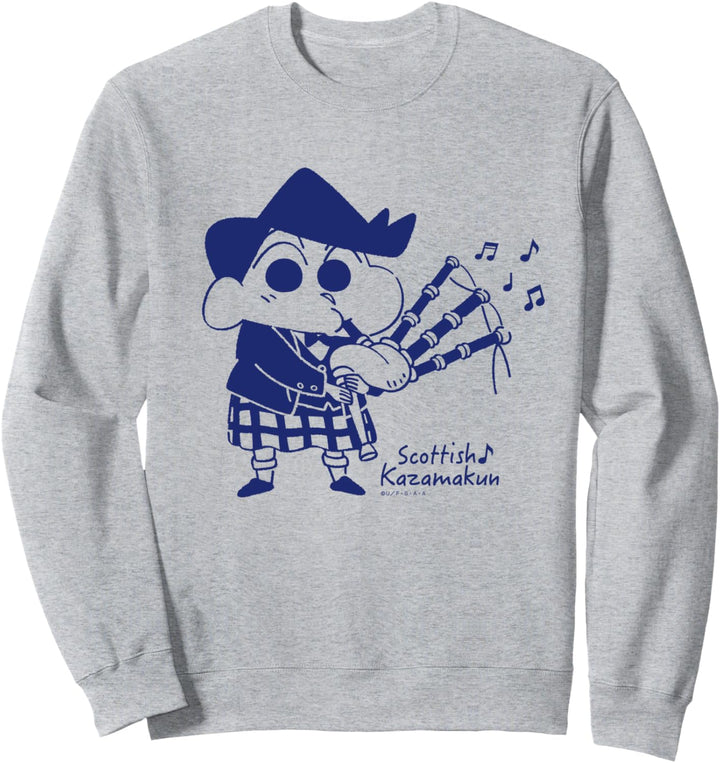 Crayon Shin-chan Scottish style Kazamakun Sweatshirt