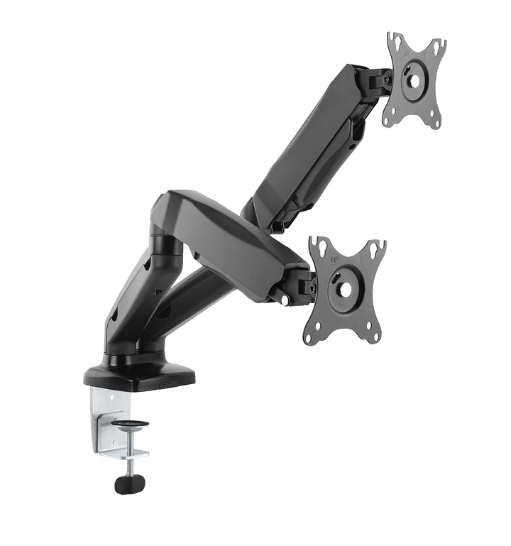 HALTERUNGSPROFI Dual 2 Fach Tischhalterung mit Gasdruckfeder für LED LCD Monitore bis 32 Zoll VESA 7