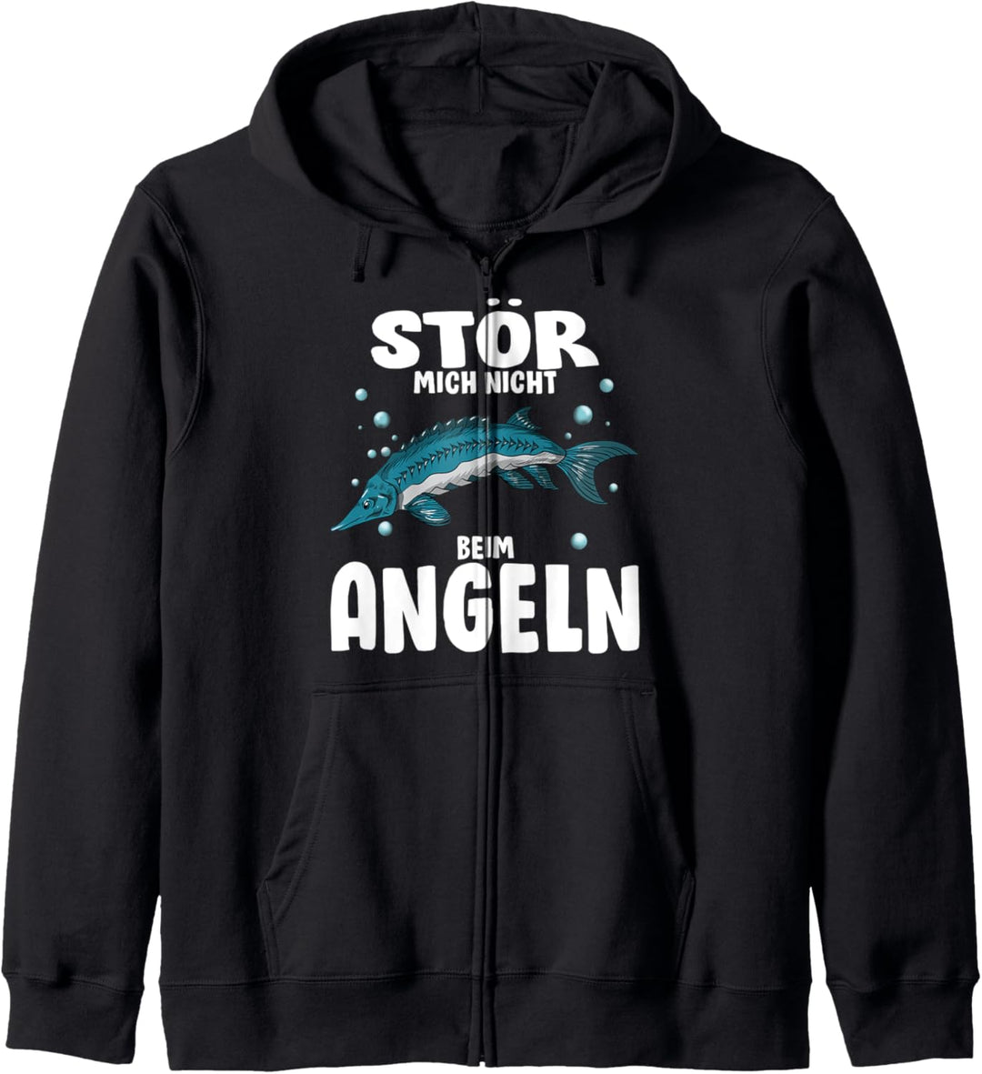 Angler Stör mich nicht beim Angeln Fischer Fische Angelsport Kapuzenjacke