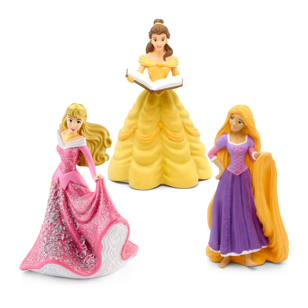 tonies Hörfiguren Bundle für Toniebox, 3 x Disney Prinzessinnen: Die Schöne und das Biest, Rapunzel