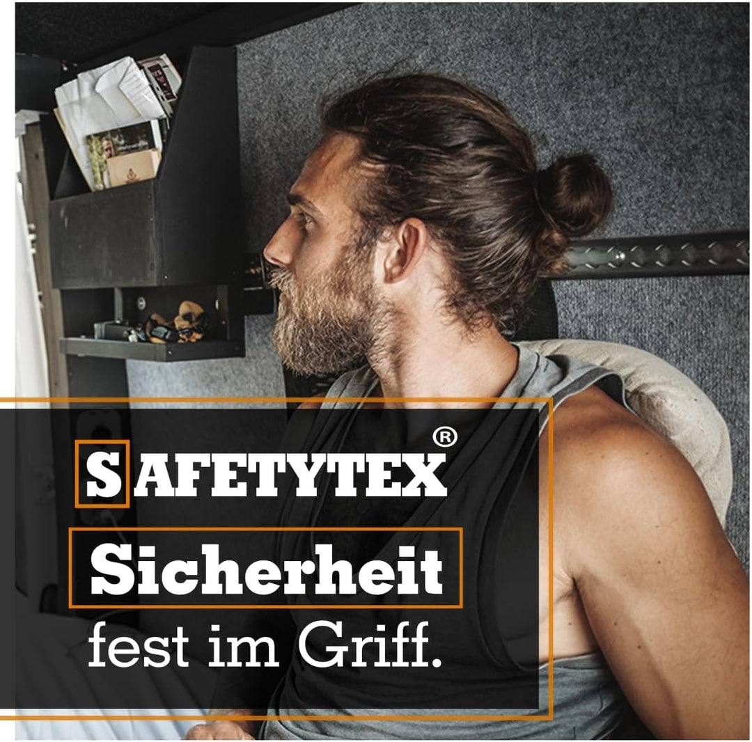 Safetytex Alu Zurrschiene Halbrund Airlineschiene 20mm Bohrungen Zurrleiste | Ladungssicherung für L