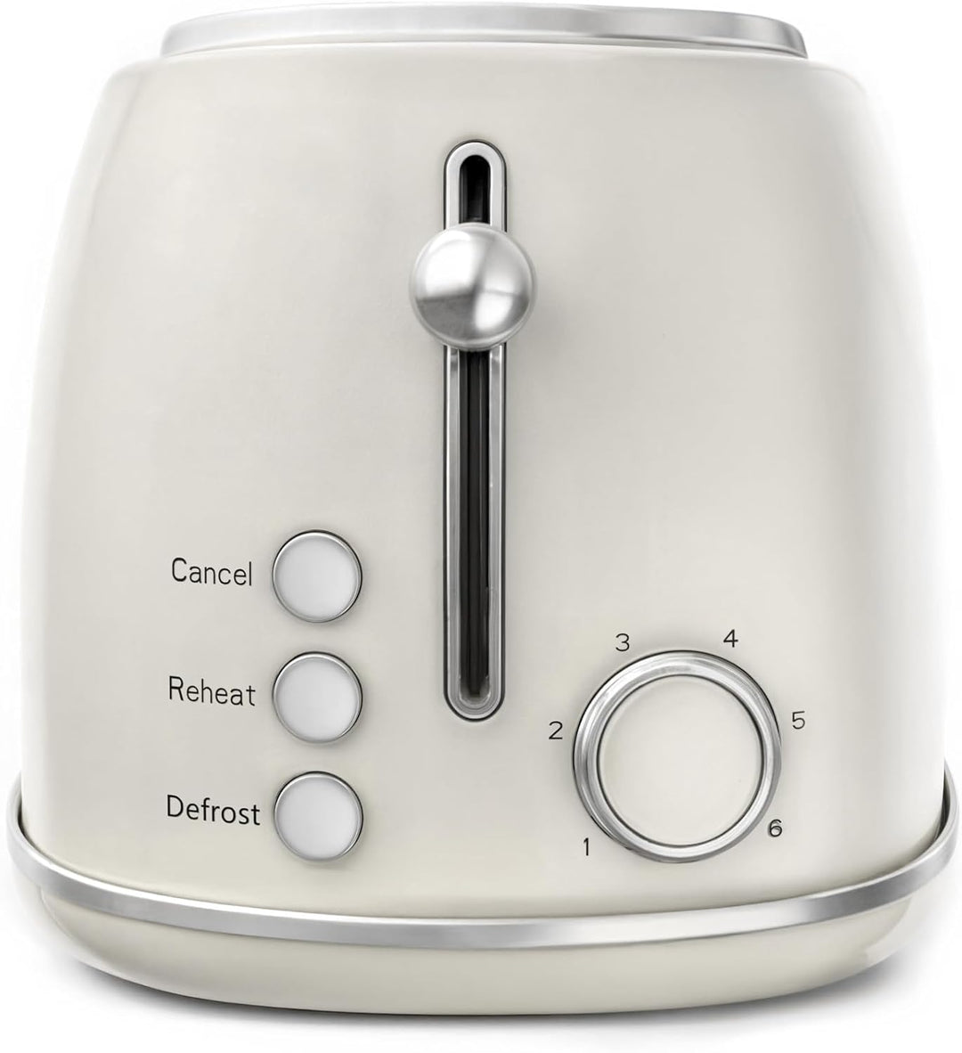 SWEISS Vintage Toaster GRV8, 2 Schlitze, 6 Bräunungsstufen, Spezialbreite für Baguettes, Auftaufunkt