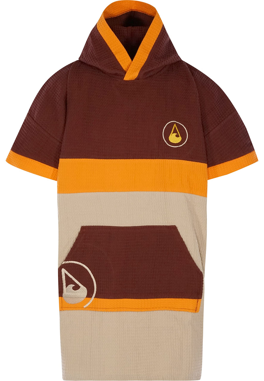 WAVE HAWAII Bade-Poncho Damen & Herren Porlamar | Grösse L/XL, 170-200cm I 100% Baumwolle Surf-Ponch