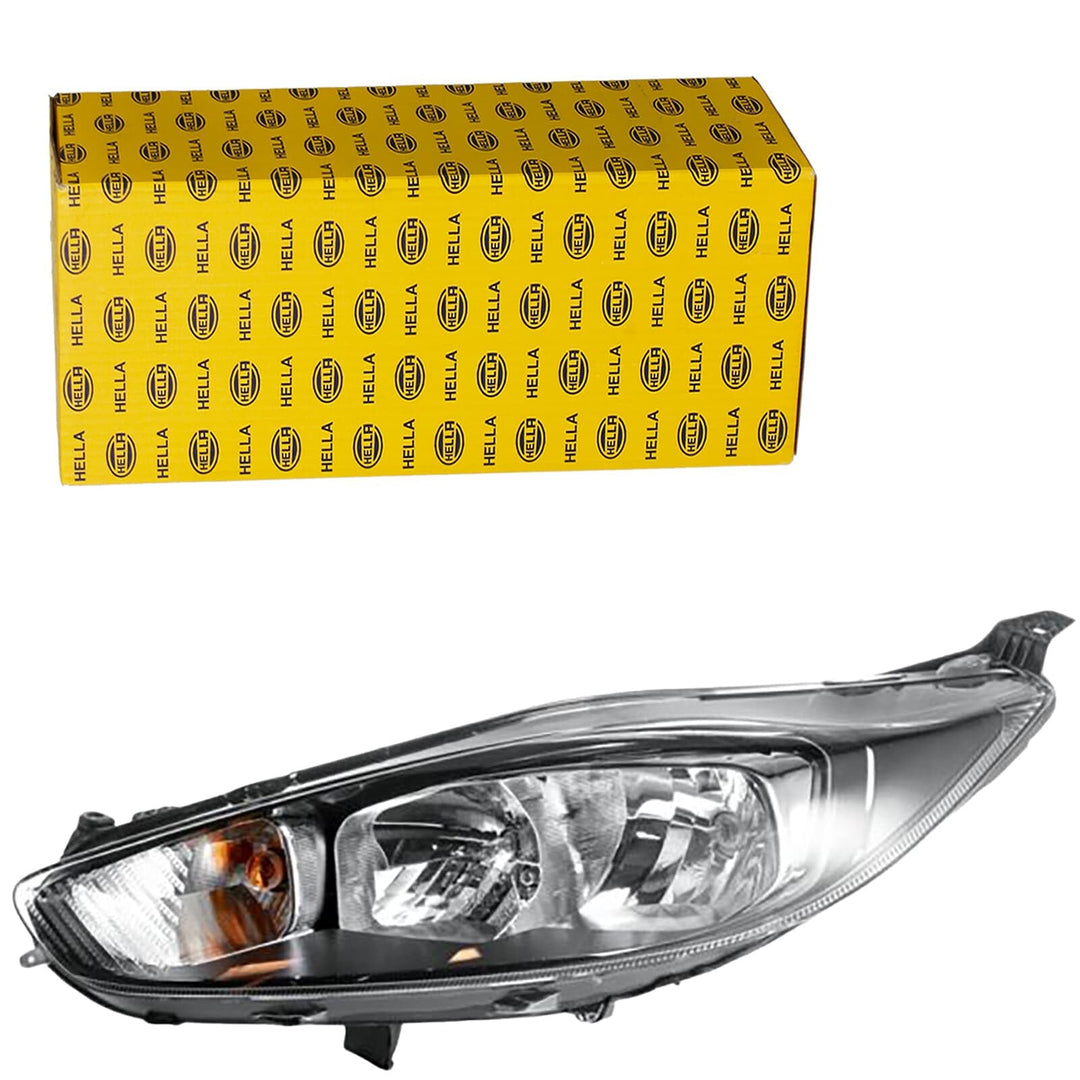 HELLA 1EE 354 803-011 Halogen-Hauptscheinwerfer - links - für u.a. Ford Fiesta VI (Cb1, Ccn) Links (