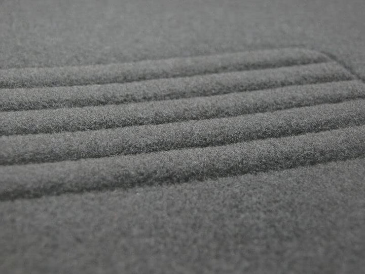 Velourmattenset für Mercedes C-Klasse W202 Bj. 1993 - 2001 STD GRAU Mit Absatzschoner Passform Neu V