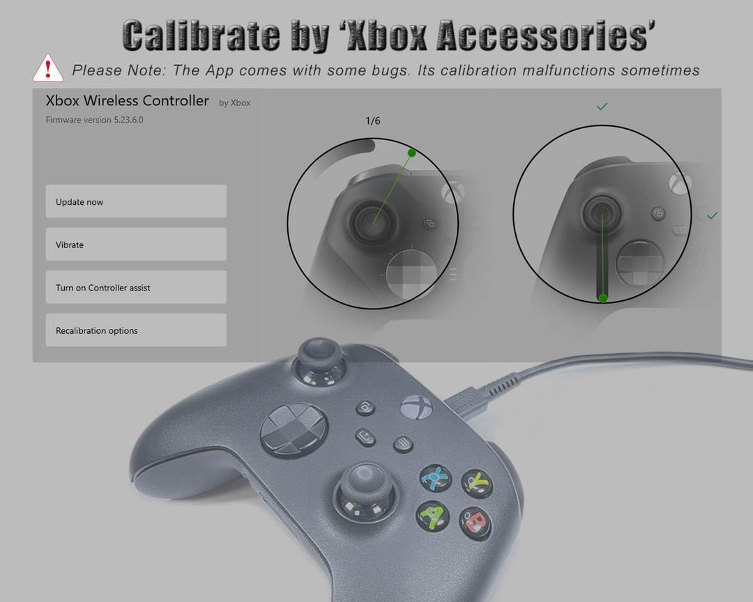 ElecGear 4x TMR Joystick und Entlötheizplatte Ersatz für Xbox Series S/X Controller 1914 Modell, TMR