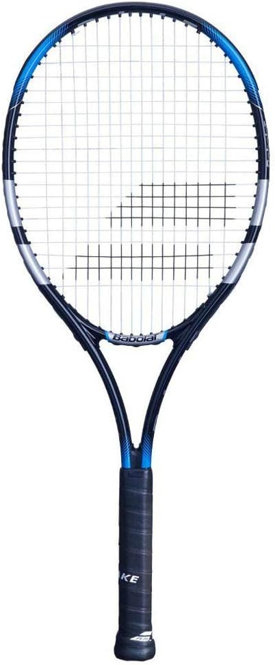 Babolat Falcon Strung Tennisschläger, Unisex 35 Schwarz / Grau / Blau (mehrfarbig), 35 Schwarz / Gra