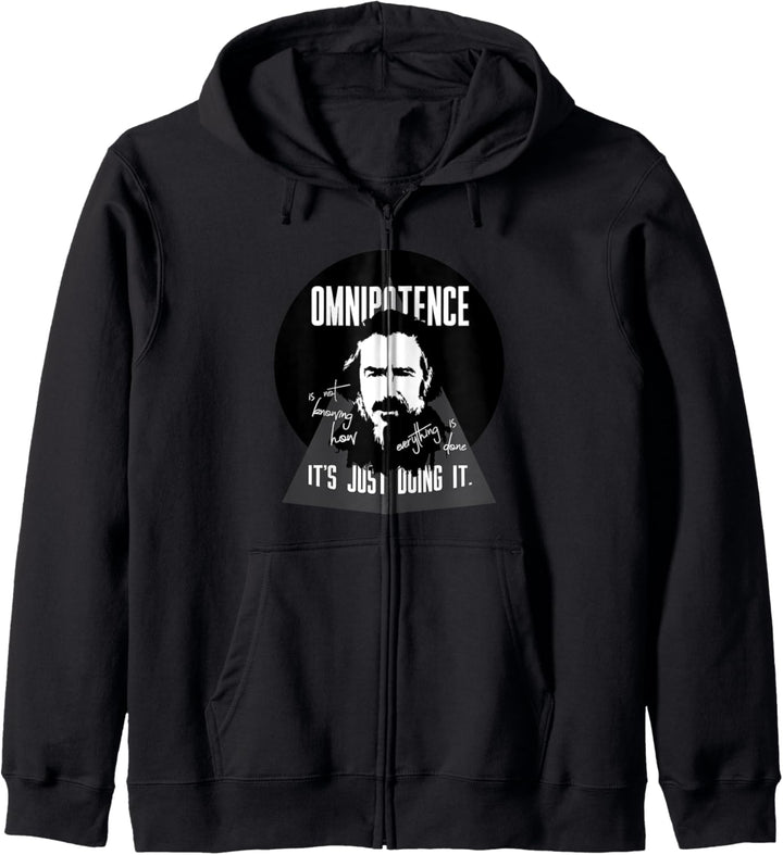 Alan Watts Omnipotence Kapuzenjacke