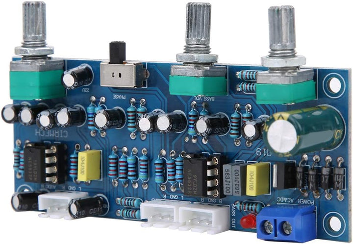 Tiefpassfilter-Vorverstärkerplatine, Vorverstärkerplatine 2.1-Kanal-Tiefpassfilter-Subwoofer-Tonplat