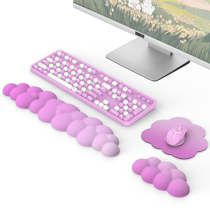 MoKo Wolke Handgelenkauflage, Ergonomisch Weich Cloud Handauflage Tastatur Maus Handballenauflage Se