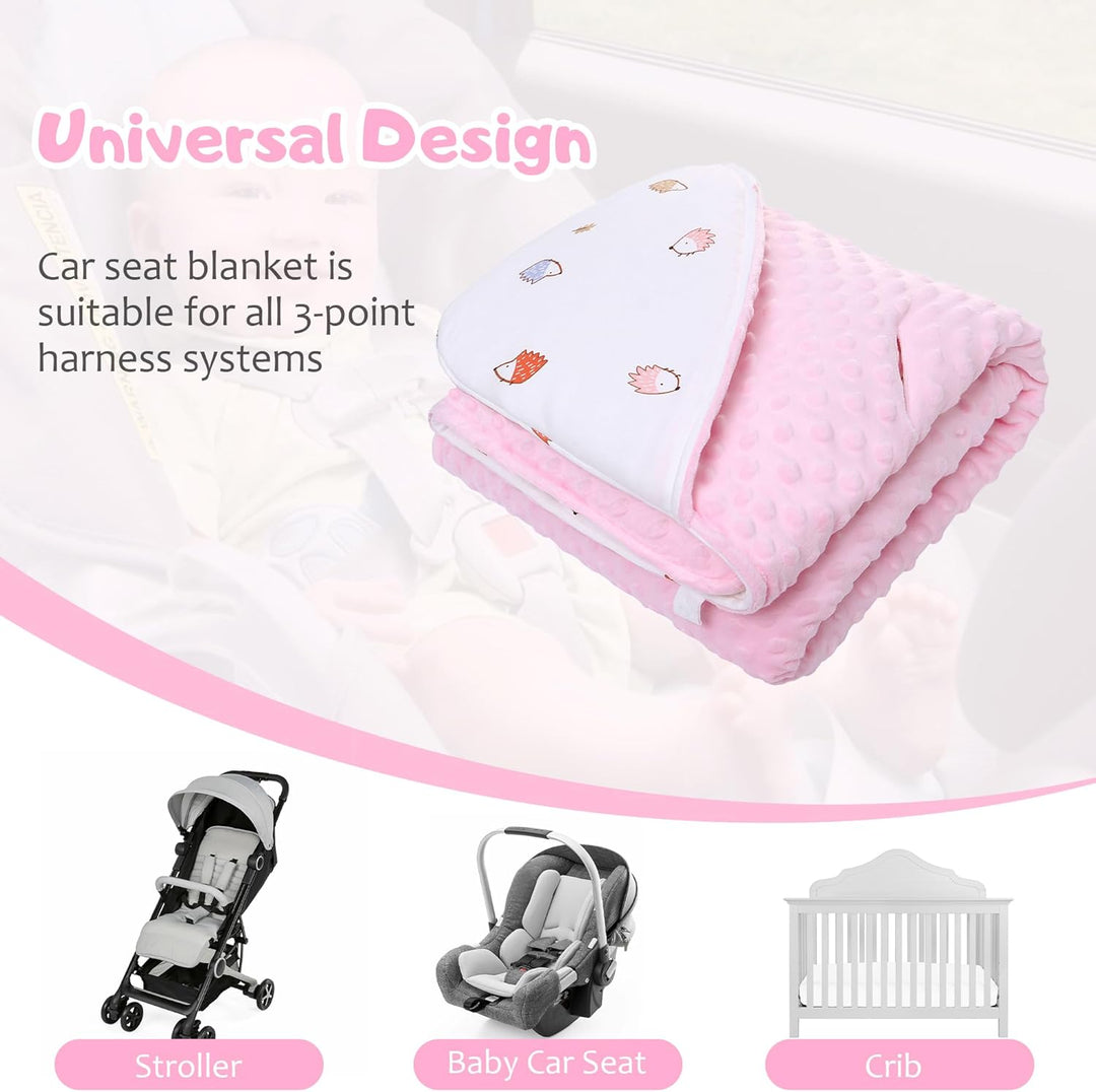 Baby Einschlagdecke 100% Baumwolle, Universal Einschlagdecke Babyschale 90 x 90cm, Herbst-Winter-Bab