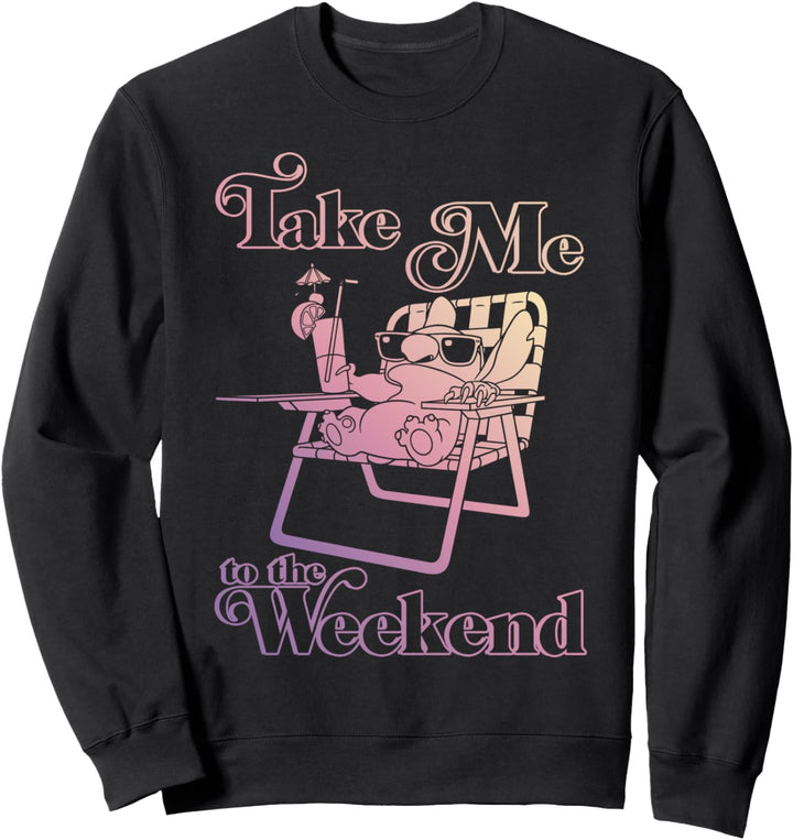 Disney Lilo & Stitch Take Me To The Weekend Sweatshirt