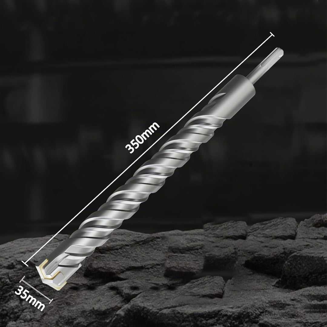 CATITO 35x350 SDS PLUS Bohrer, Schlagbohrer, Hammerbohrer, Professionelle Betonbohrer, ideal zum Boh