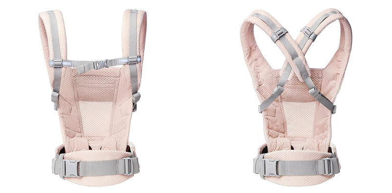 Ergobaby Adapt Babytrage für Neugeborene ab Geburt, 3-Positionen SoftFlex Mesh Ergonomische Babybauc