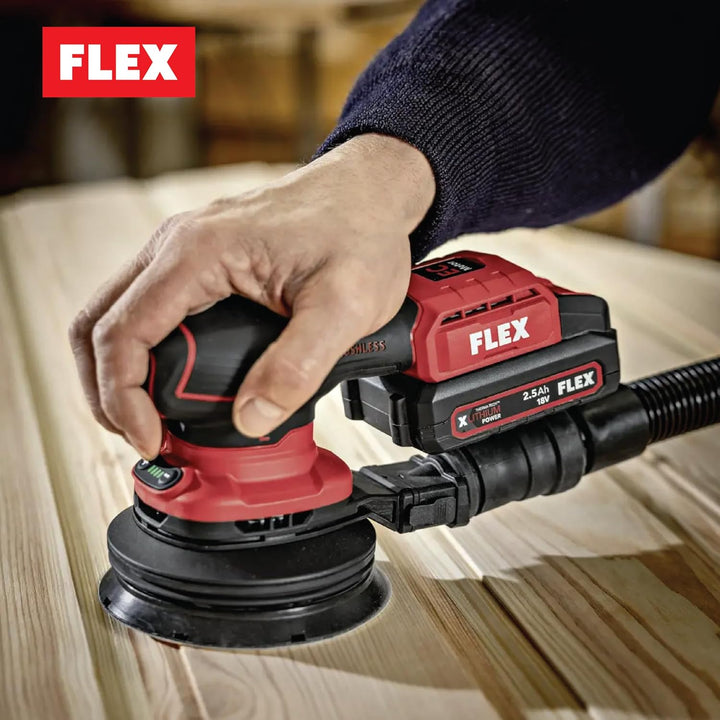 Flex Akku-Exzenterschleifer ORE 2-125 18-EC C (ohne Akku, Schleifteller-ø 125 mm, Multisander mit Dr