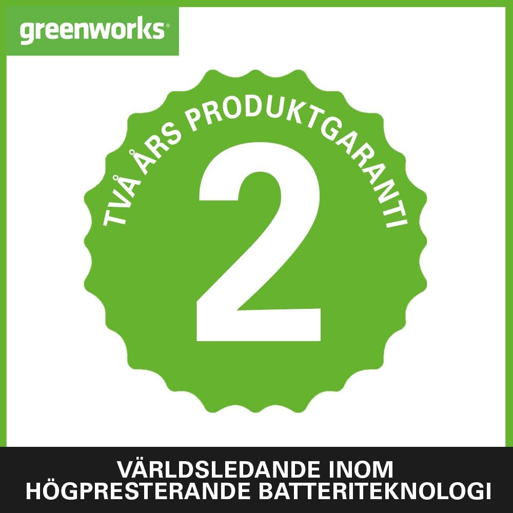 Greenworks 40V Akku - 2 Stück, Original Greenworks Akkus, 4Ah Lithium-Ionen Akkus für alle Greenwork